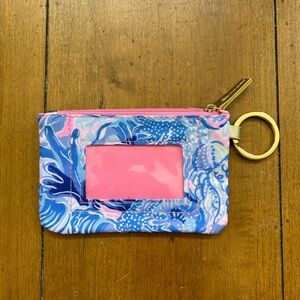 Lilly Pulitzer Keychain Wallet with ID Window